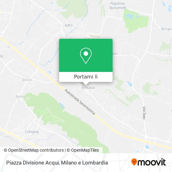 Mappa Piazza Divisione Acqui