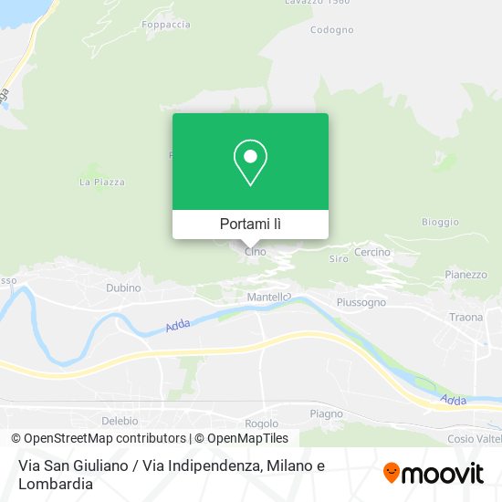 Mappa Via San Giuliano / Via Indipendenza