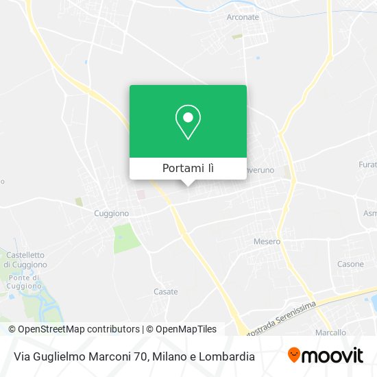 Mappa Via Guglielmo Marconi 70