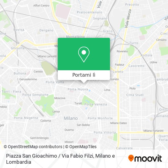 Mappa Piazza San Gioachimo / Via Fabio Filzi