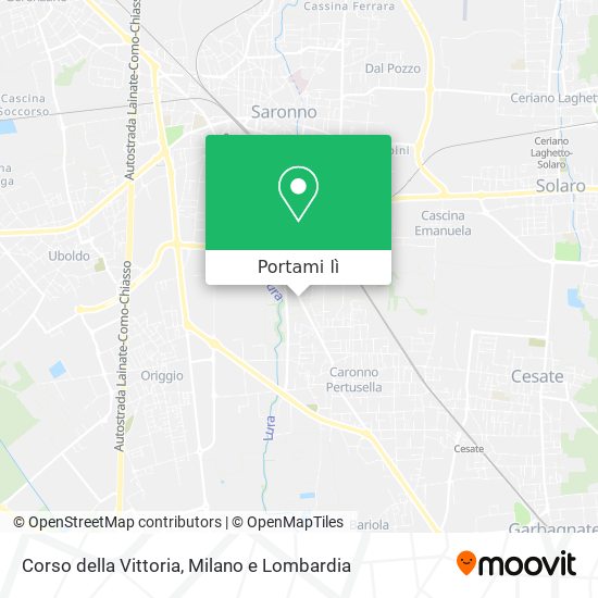 Mappa Corso della Vittoria
