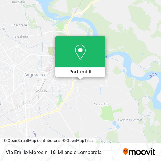 Mappa Via Emilio Morosini 16