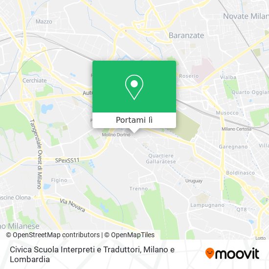 Mappa Civica Scuola Interpreti e Traduttori