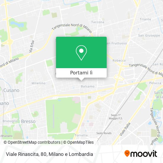 Mappa Viale Rinascita, 80
