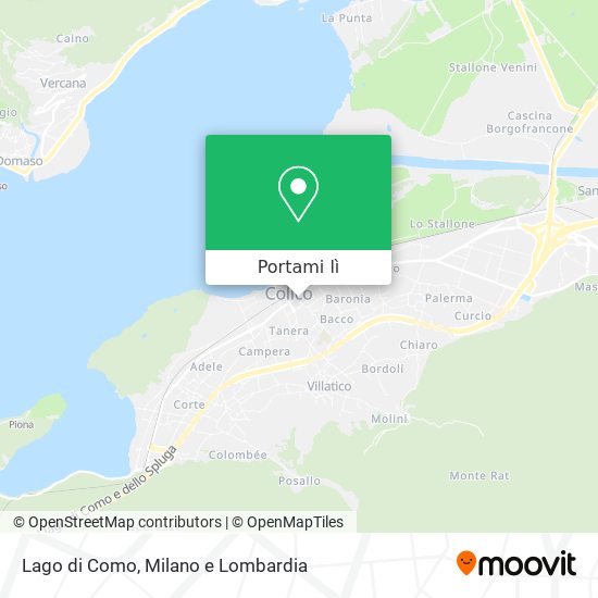 Mappa Lago di Como