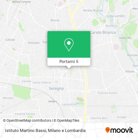 Mappa Istituto Martino Bassi