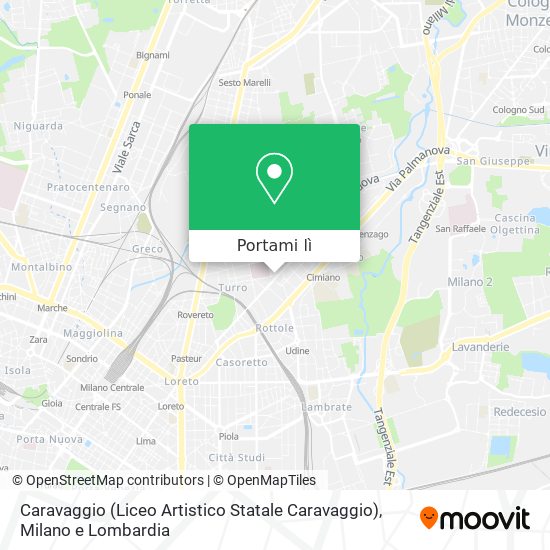 Mappa Caravaggio (Liceo Artistico Statale Caravaggio)