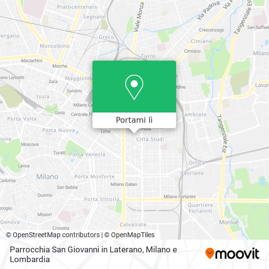 Mappa Parrocchia San Giovanni in Laterano