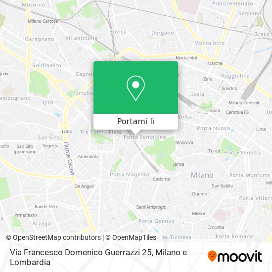 Mappa Via Francesco Domenico Guerrazzi 25
