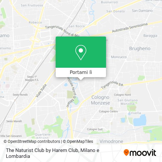Mappa The Naturist Club by Harem Club