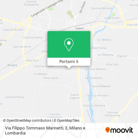 Mappa Via Filippo Tommaso Marinetti, 3