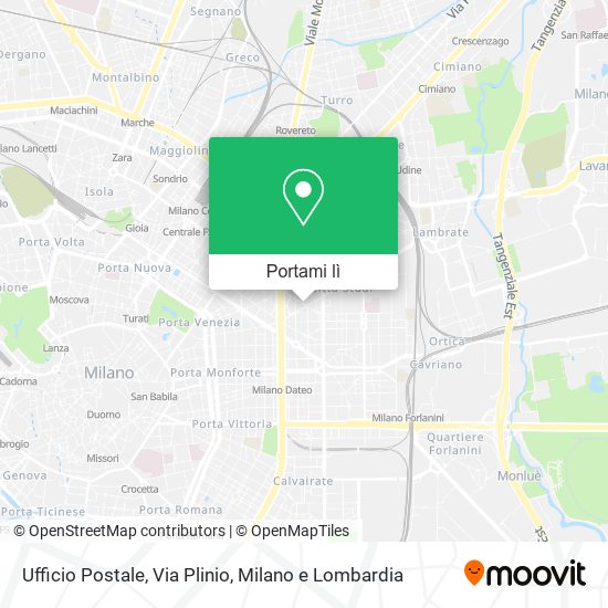 Mappa Ufficio Postale, Via Plinio