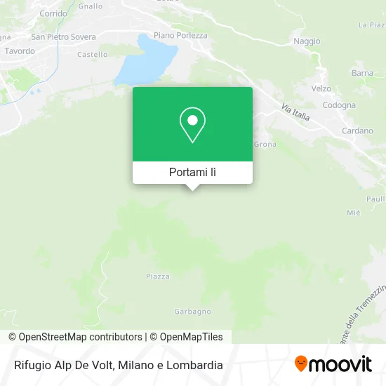 Mappa Rifugio Alp De Volt