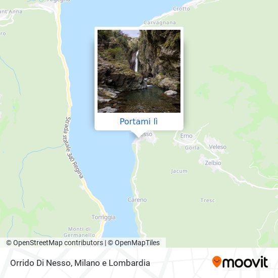 Mappa Orrido Di Nesso