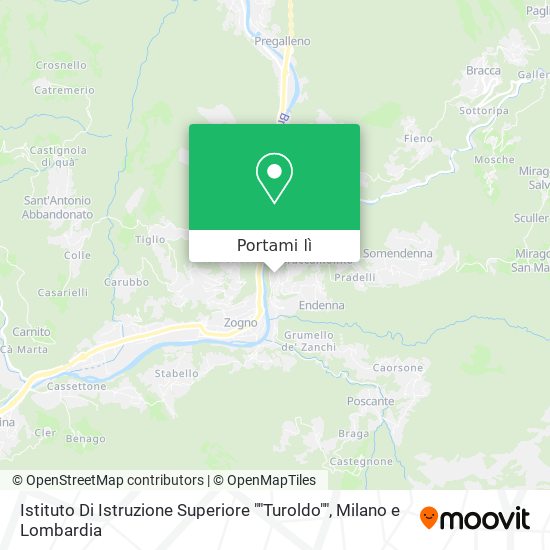 Mappa Istituto Di Istruzione Superiore ""Turoldo""