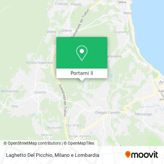 Mappa Laghetto Del Picchio
