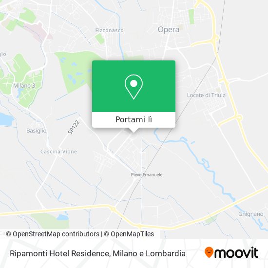 Mappa Ripamonti Hotel Residence