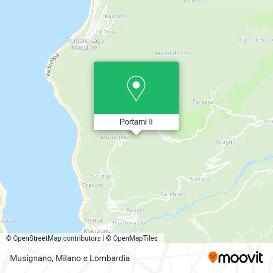 Mappa Musignano