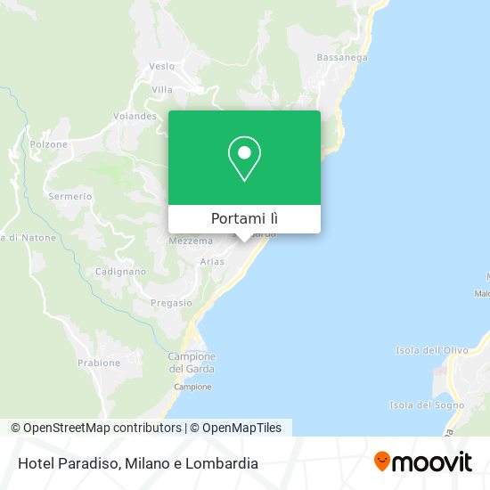 Mappa Hotel Paradiso