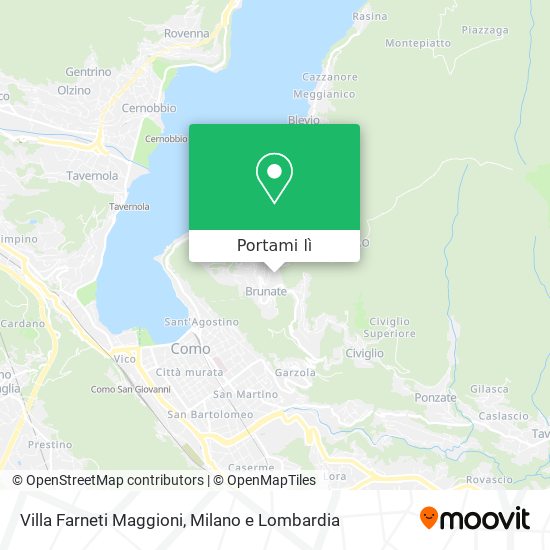Mappa Villa Farneti Maggioni