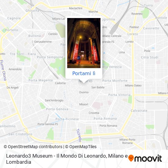 Mappa Leonardo3 Museum - Il Mondo Di Leonardo