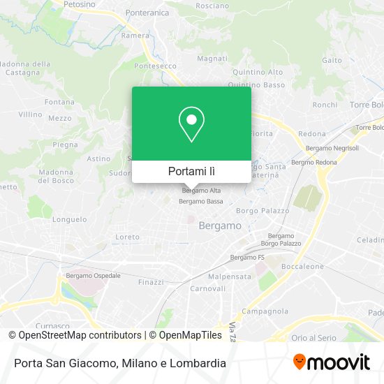 Mappa Porta San Giacomo