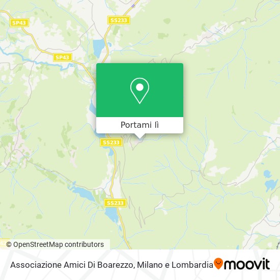 Mappa Associazione Amici Di Boarezzo