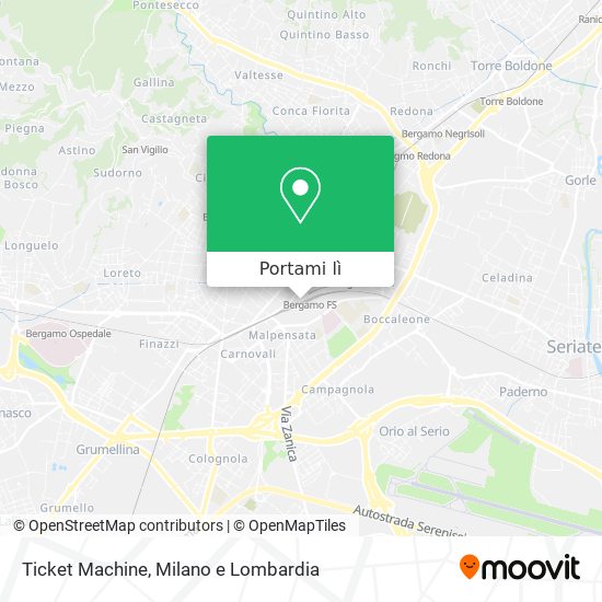 Mappa Ticket Machine