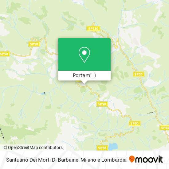 Mappa Santuario Dei Morti Di Barbaine