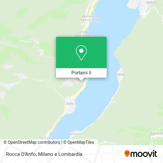 Mappa Rocca D'Anfo