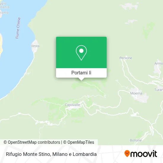 Mappa Rifugio Monte Stino
