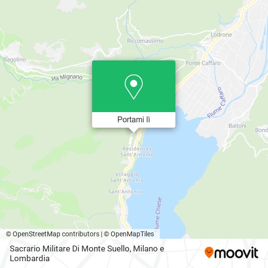 Mappa Sacrario Militare Di Monte Suello