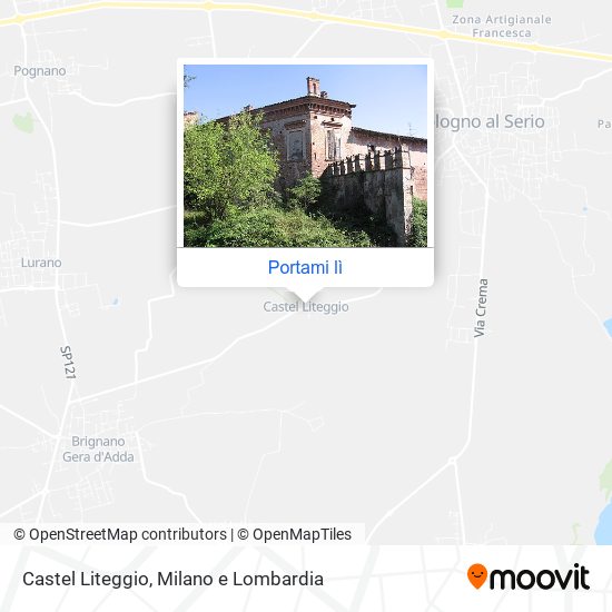 Mappa Castel Liteggio