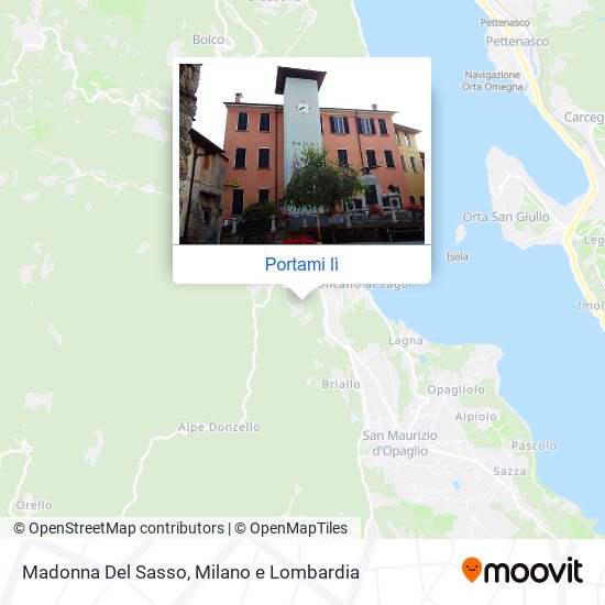 Mappa Madonna Del Sasso