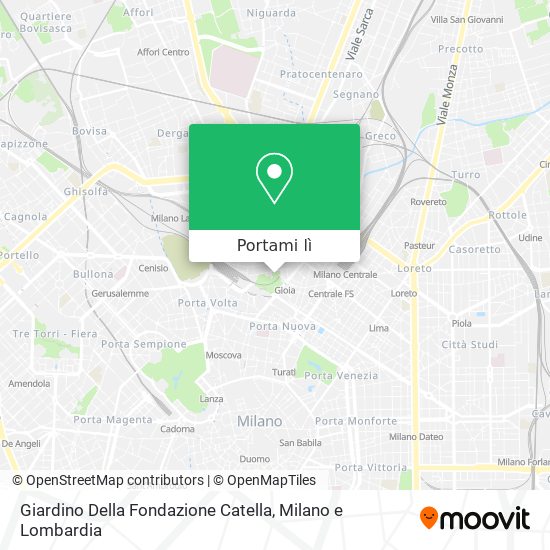 Mappa Giardino Della Fondazione Catella