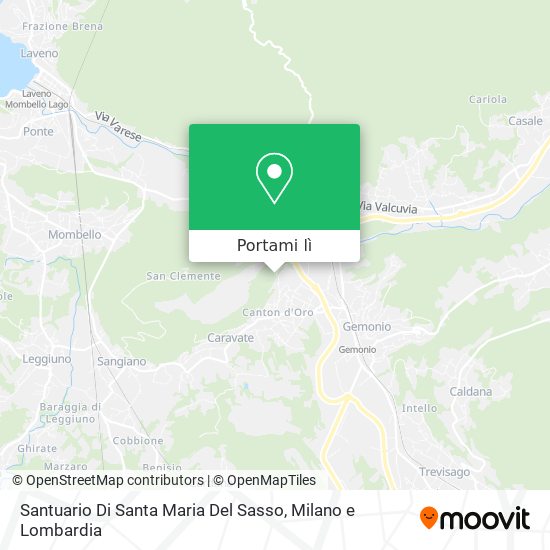 Mappa Santuario Di Santa Maria Del Sasso