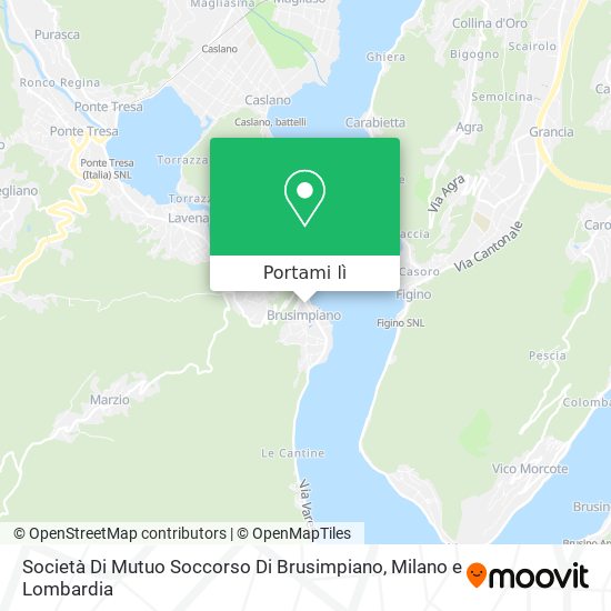 Mappa Società Di Mutuo Soccorso Di Brusimpiano