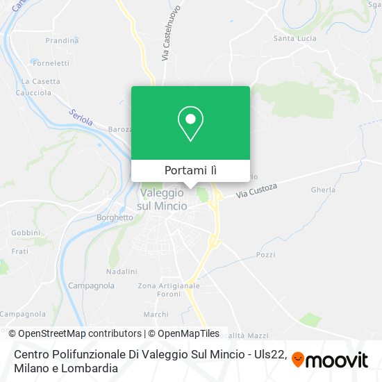 Mappa Centro Polifunzionale Di Valeggio Sul Mincio - Uls22