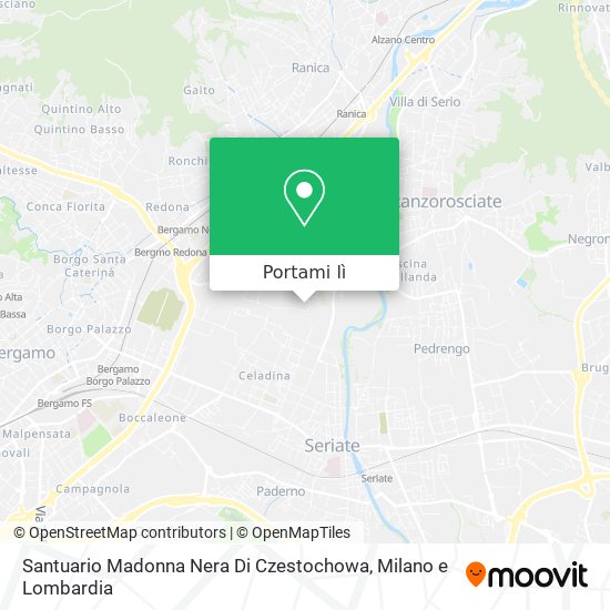 Mappa Santuario Madonna Nera Di Czestochowa