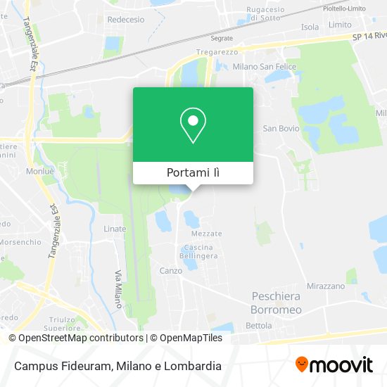 Mappa Campus Fideuram