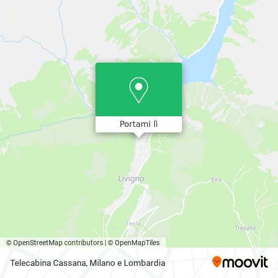 Mappa Telecabina Cassana