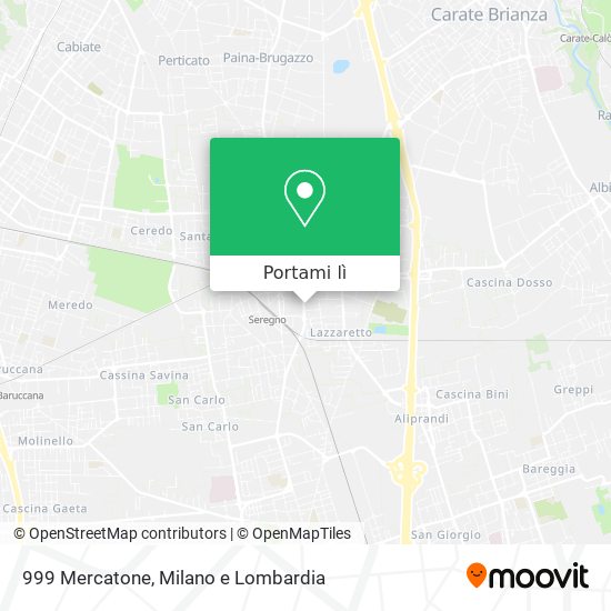Mappa 999 Mercatone