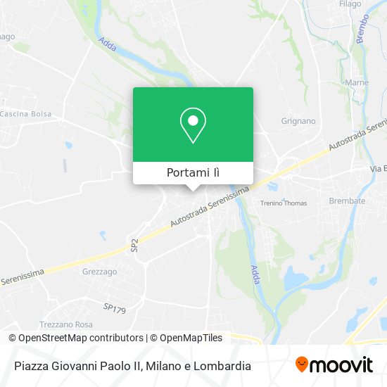Mappa Piazza Giovanni Paolo II