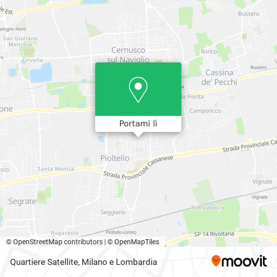 Mappa Quartiere Satellite