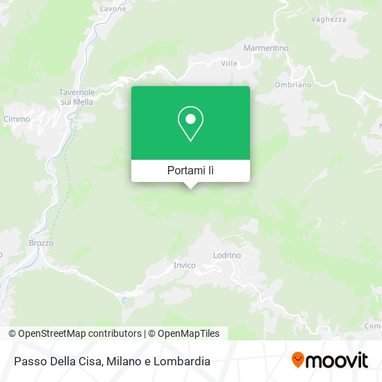 Mappa Passo Della Cisa