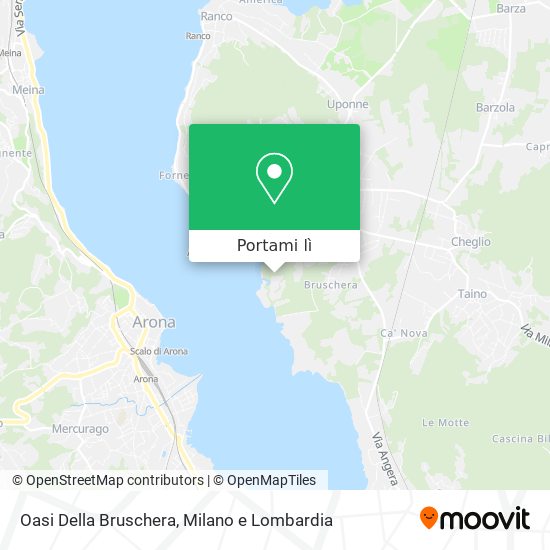 Mappa Oasi Della Bruschera