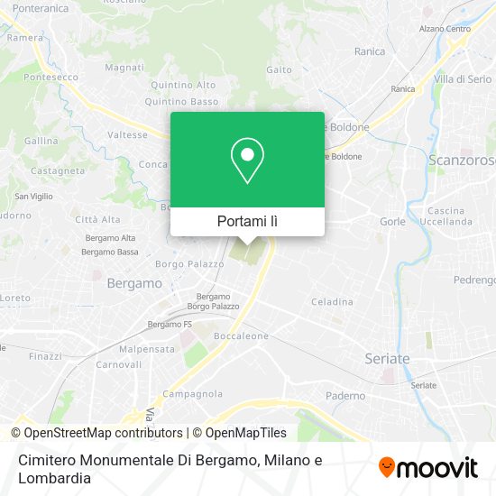 Mappa Cimitero Monumentale Di Bergamo