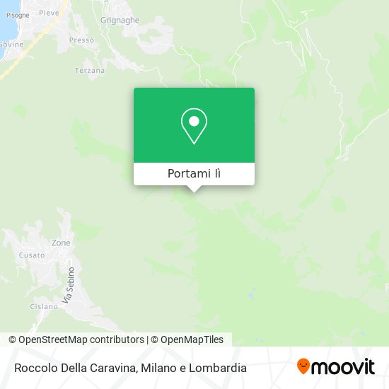 Mappa Roccolo Della Caravina