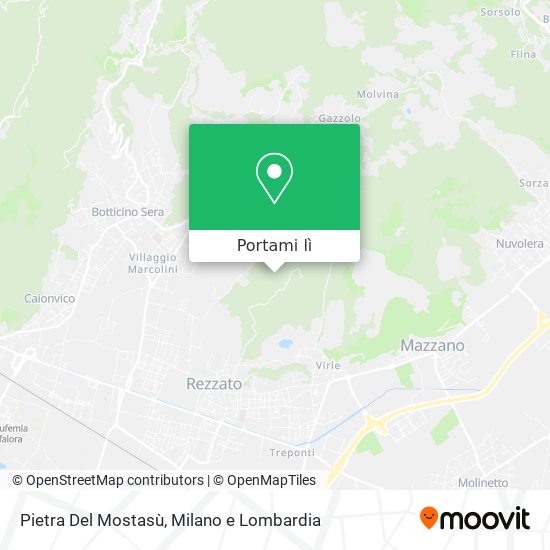 Mappa Pietra Del Mostasù