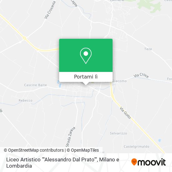 Mappa Liceo Artistico ""Alessandro Dal Prato""